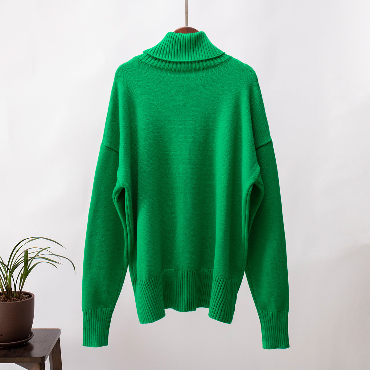 Women's Loose Knitted Pullover Sweater