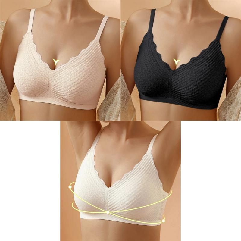 🔥Hot Sell🔥⏰LAST DAY  Buy 1 Get 1 Free⏰Transpirable Ice Silk Wireless Push Up Plus Size Bra